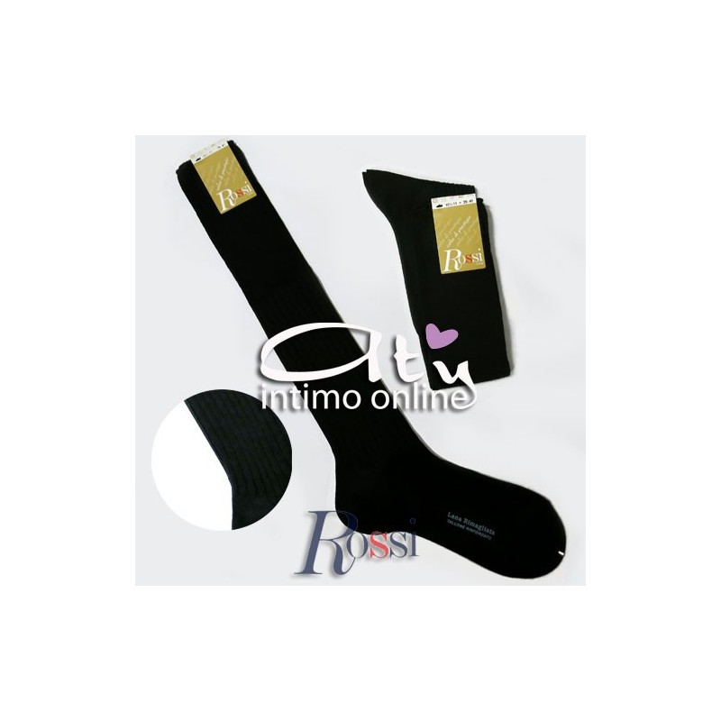 CALZINI UOMO LANA LUNGHI ROSSI CALZE 222 CONF. 6 PZ