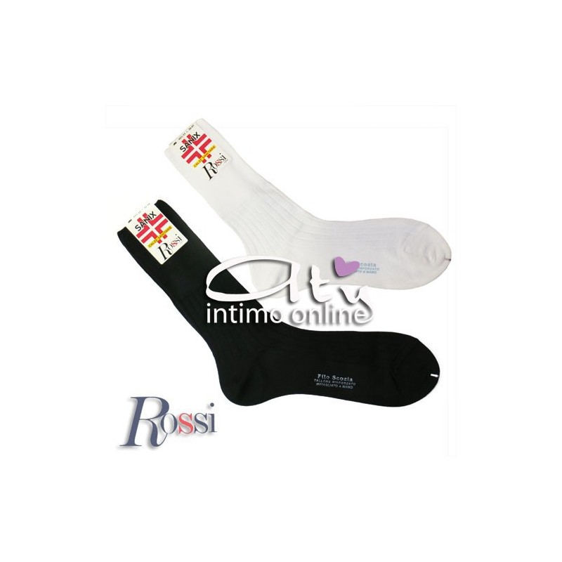 CALZINI UOMO COTONE SANIX CORTI ROSSI CALZE 2000 CONF. 6 PZ