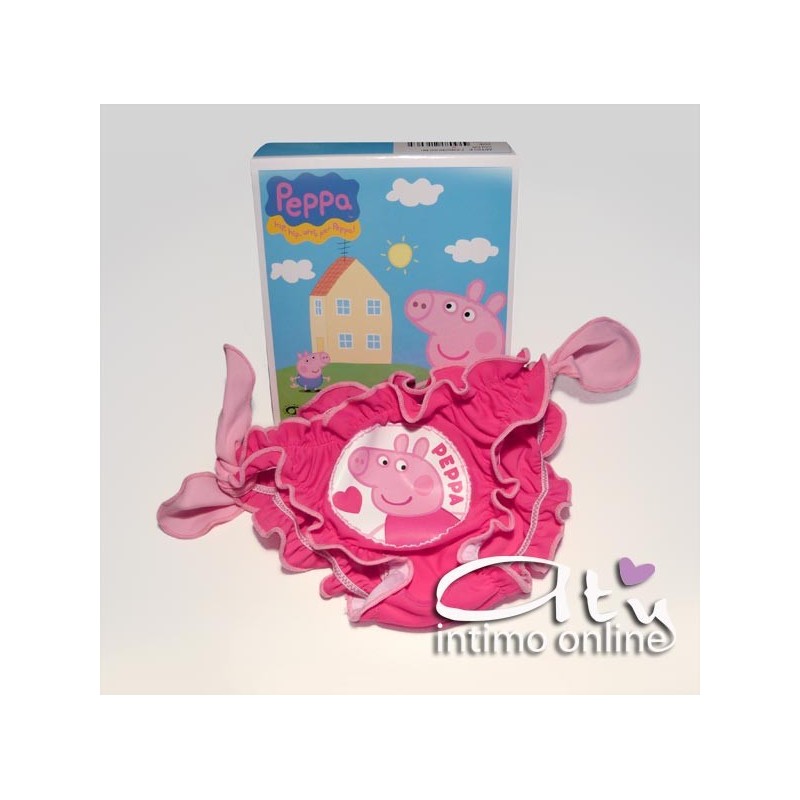 COSTUME MARE SLIP BIMBA PEPPA PIG FUXIA