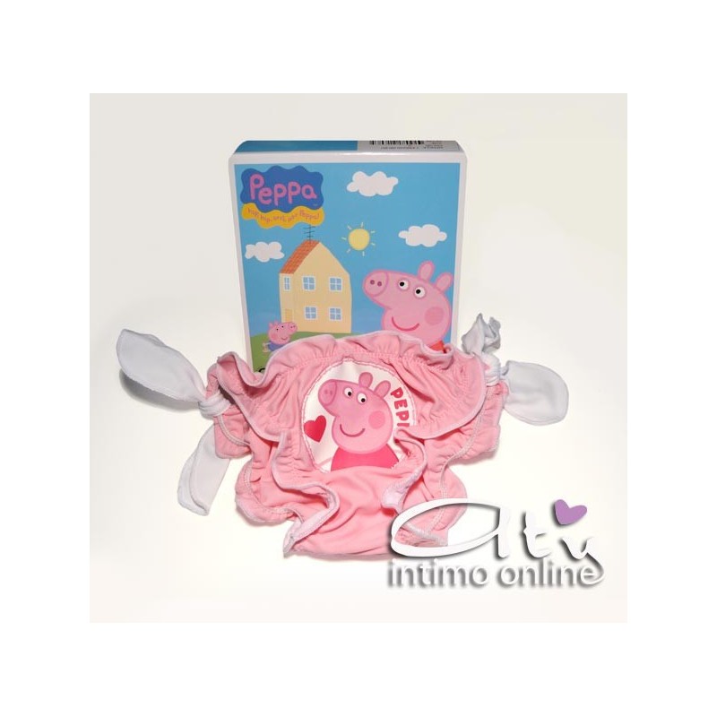 COSTUME MARE SLIP BIMBA PEPPA PIG ROSA