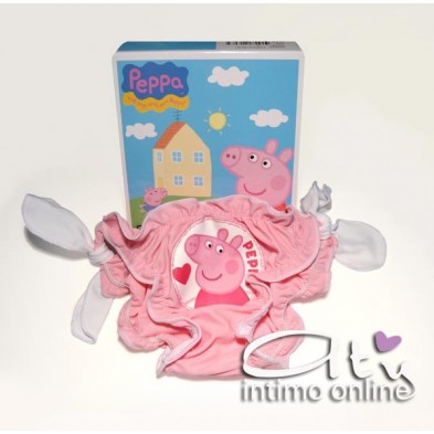 COSTUME MARE SLIP BIMBA PEPPA PIG ROSA