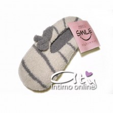 Pantofole Donna HY1212 Bianco/Grigio