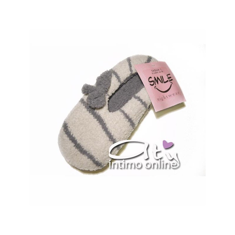 Pantofole Donna HY1212 Bianco/Grigio