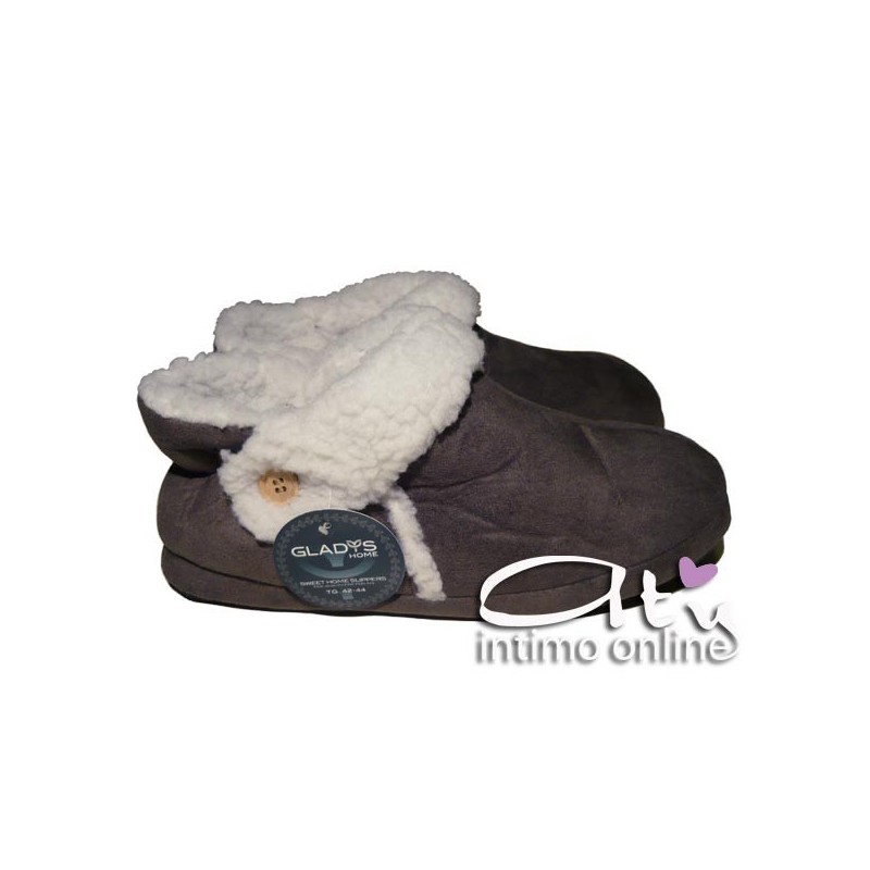 Pantofole UOMO GLADYS SU0103 GRIGIO