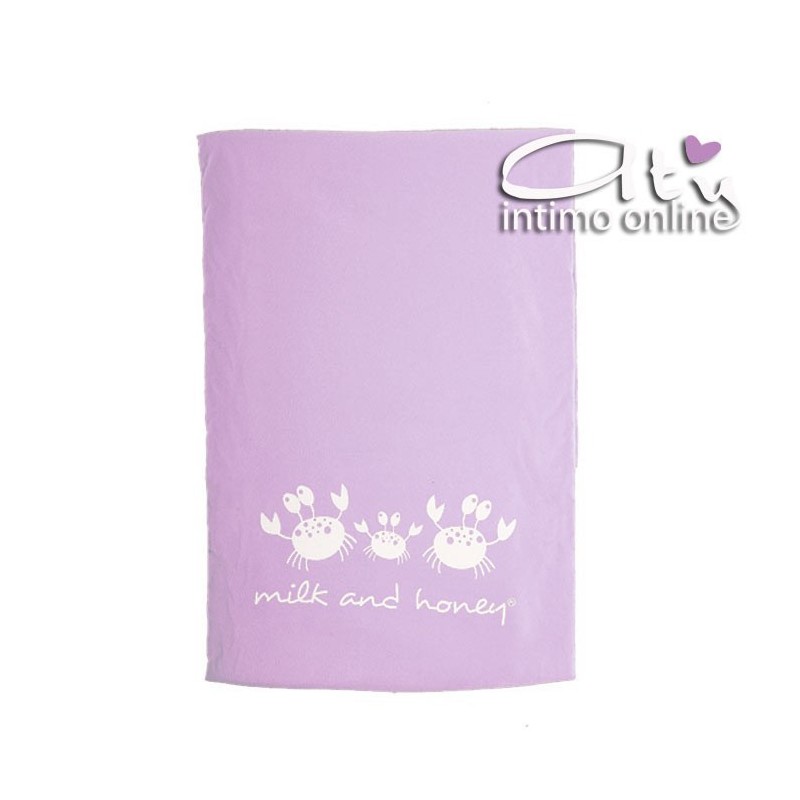 TELO SPIAGGIA IN MICROFIBRA LILLA