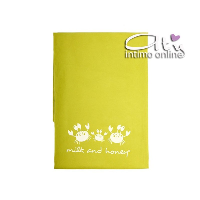 TELO SPIAGGIA IN MICROFIBRA LIME