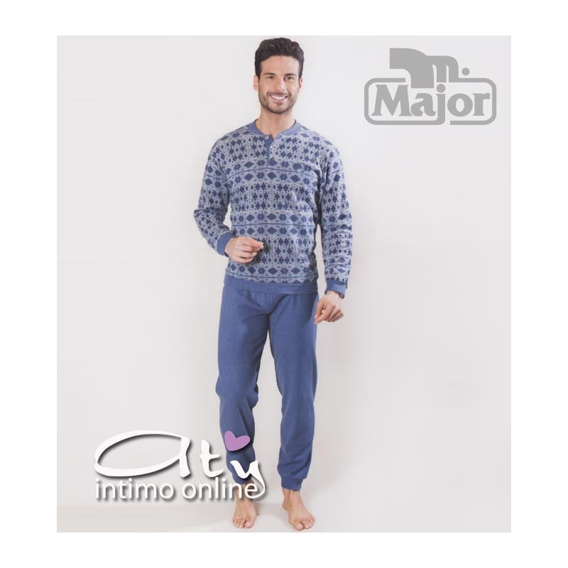 Pigiama invernale avvolgente da uomo Major Saul