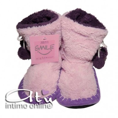 Pantofole BAMBINA JT119 ROSA/VIOLA