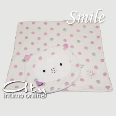 COPERTA A POIS SMILE CASSIOPEA