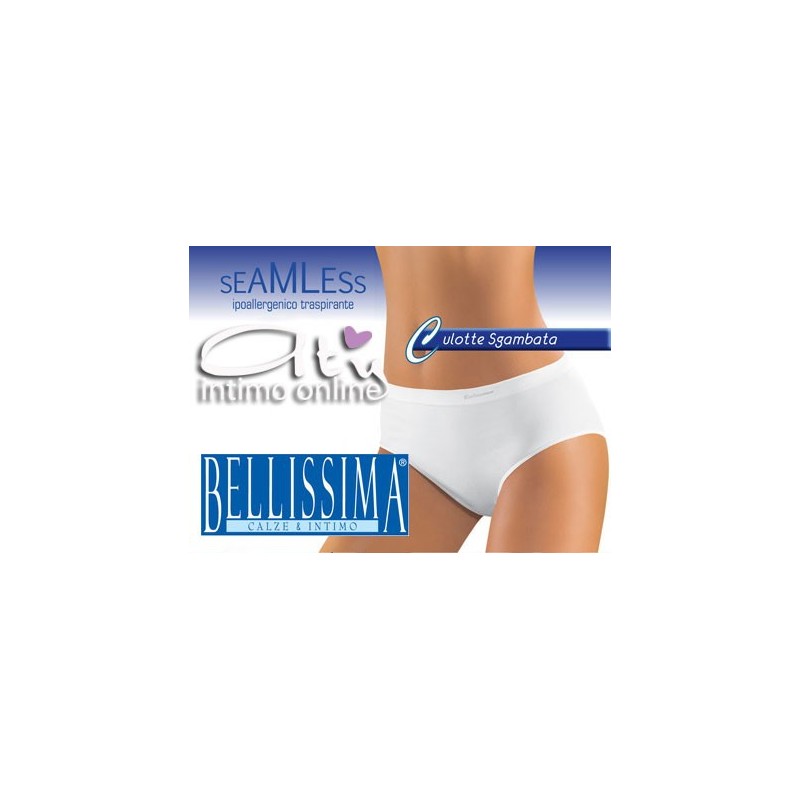 CULOTTE SGAMBATA in microfibra traspirante BELLISSIMA 017 Pack 3 pz