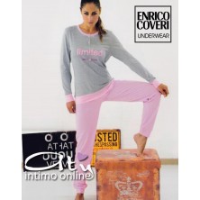 Pigiama Donna MANICA LUNGA ENRICO COVERI EDC8686A