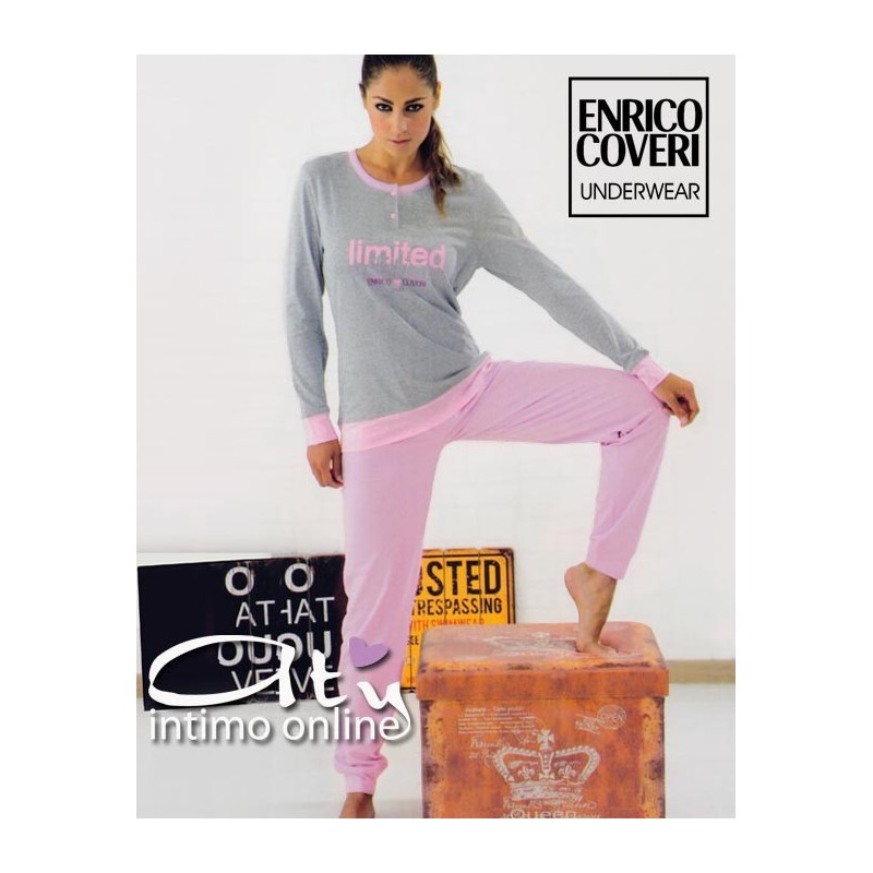 Pigiama Donna MANICA LUNGA ENRICO COVERI EDC8686A