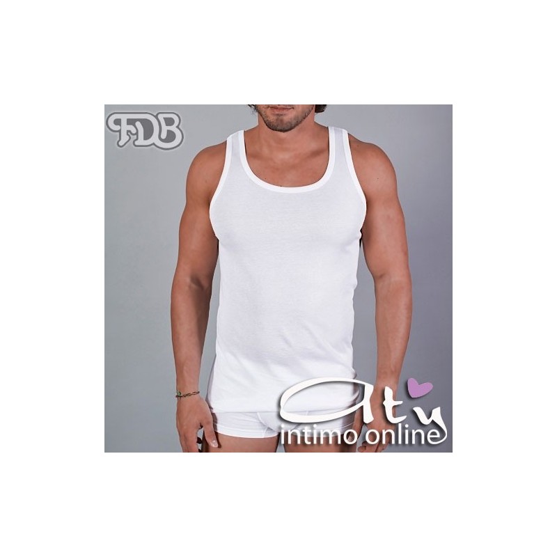 Canotta UOMO spalla larga FDB 2150 CONF. 3 PZ