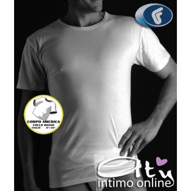 MAGLIA UOMO FRAGI AMERICA COLLO BASSO CONF. 3 PZ