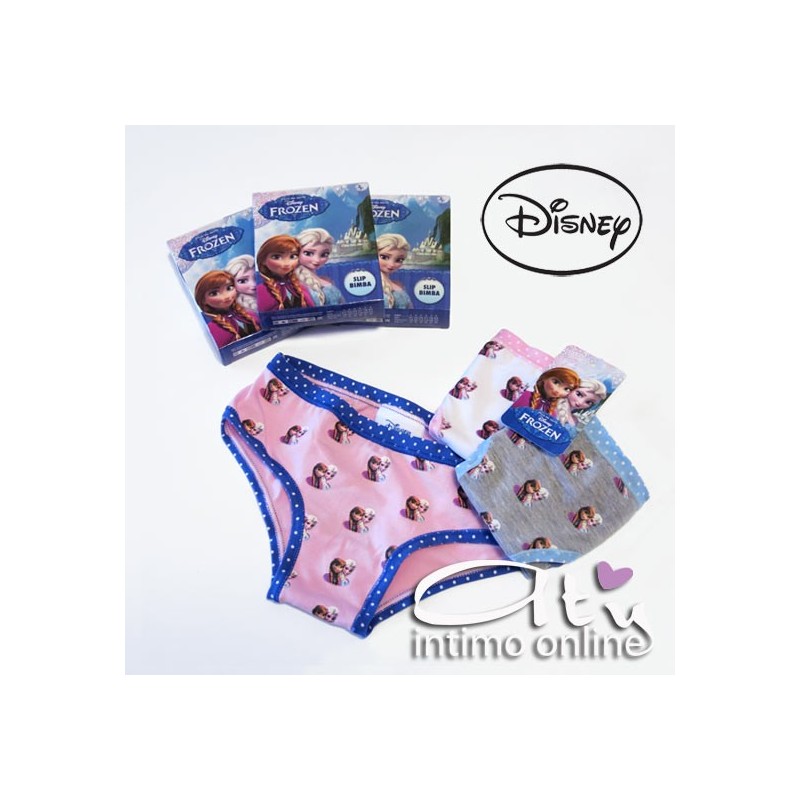 Slip Bimbina  FROZEN Tris. 3 Pz.