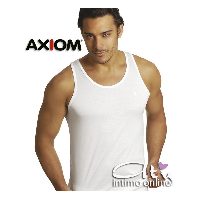 CANOTTA UOMO SPALLA LARGA AXIOM 6610 CONF. 3 PZ