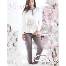 PIGIAMA DONNA INVERNALE VENERE 6572