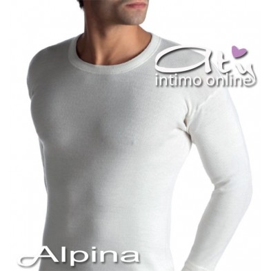 MAGLIA UOMO 1500 ALPINA MISTOLANA MANICA LUNGA
