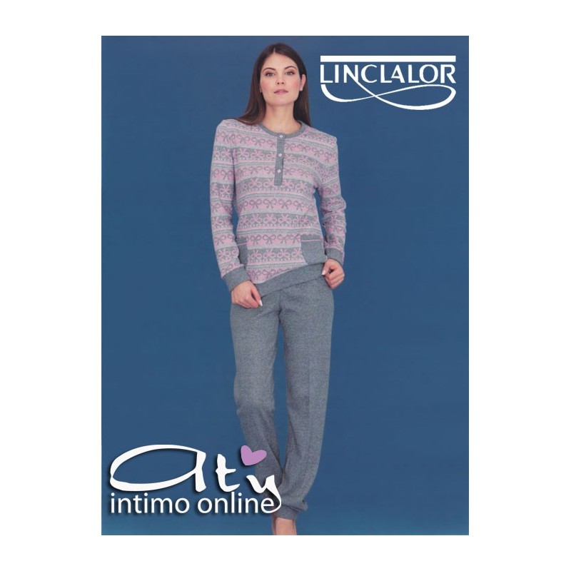 PIGIAMA DONNA MANICA LUNGA LINCLALOR 77259