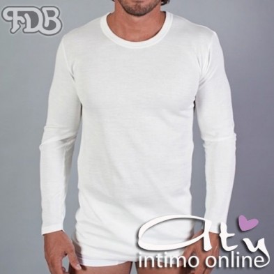 Maglia Uomo Manica Lunga Cotone Lana FDB 39 CONF. 3 PZ Maglia Uomo Manica Lunga Cotone Lana FDB 39 CONF. 3 PZ