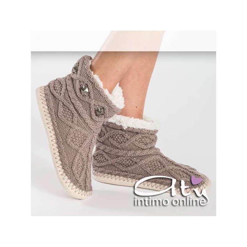 Pantofole Donna HY5019 TABACCO