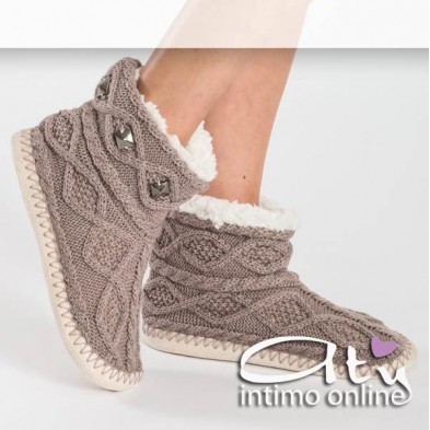 Pantofole Donna HY5019 TABACCO