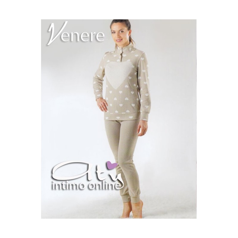 PIGIAMA DONNA INVERNALE VENERE 6647