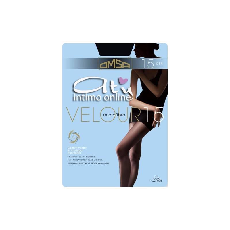 COLLANT MICROFIBRA OMSA VELOUR 15 5PZ