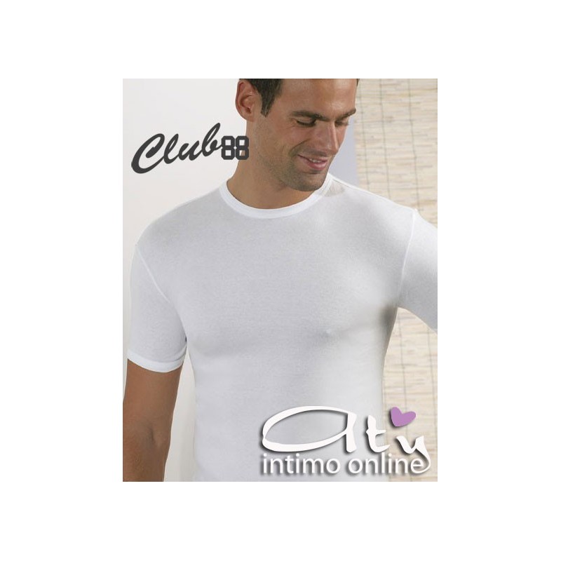 Maglia intima da uomo girocollo cotone Club88 410161
