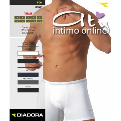 Diadora 701 Boxer maschile elastico esterno Pack. 3 PZ