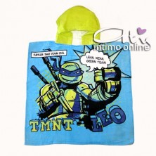 ACCAPPATOIO PONCHO BIMBO LEO TARTARUGHE NINJA
