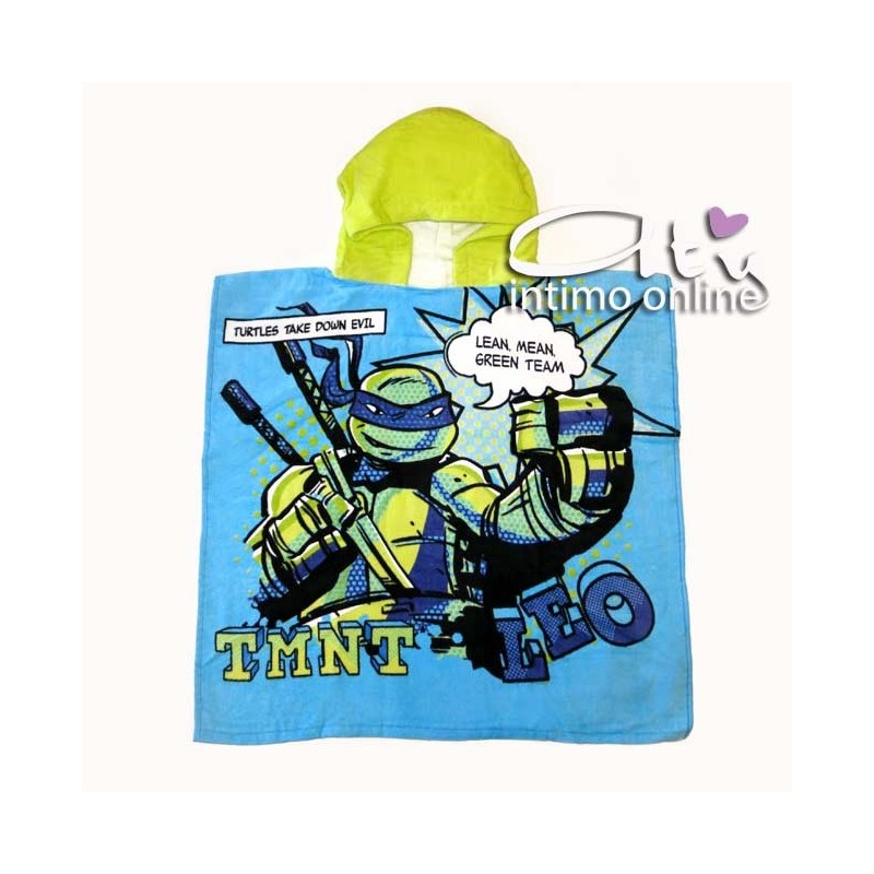 ACCAPPATOIO PONCHO BIMBO LEO TARTARUGHE NINJA