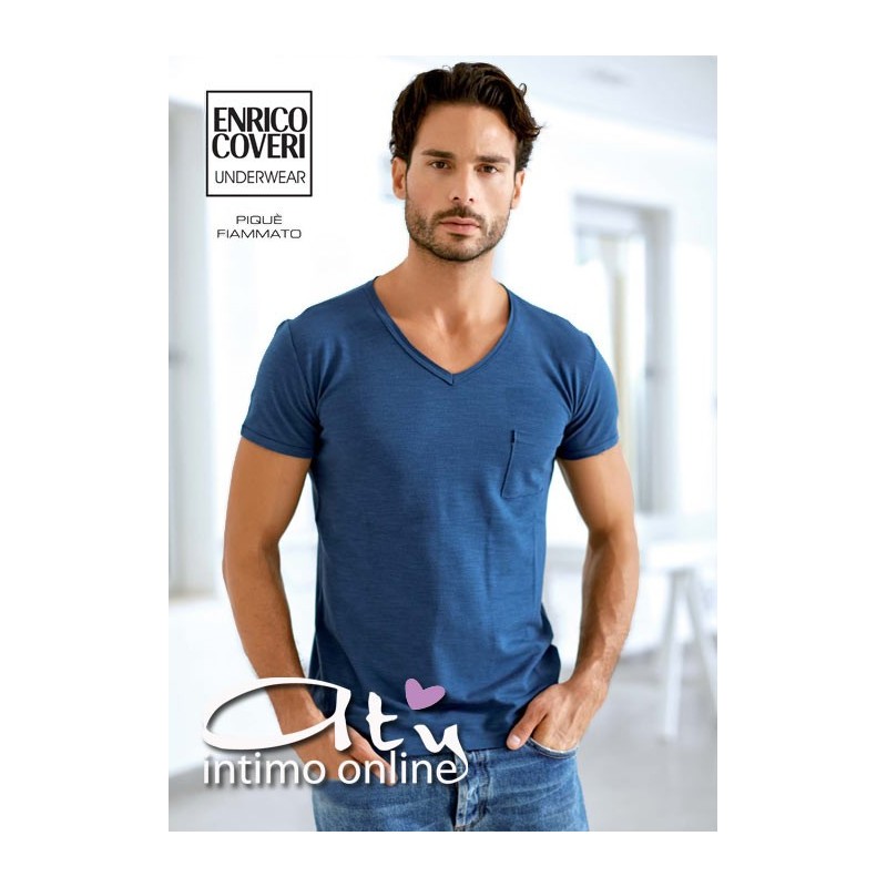 MAGLIA COLLO A V M/M ENRICO COVERI ET1512