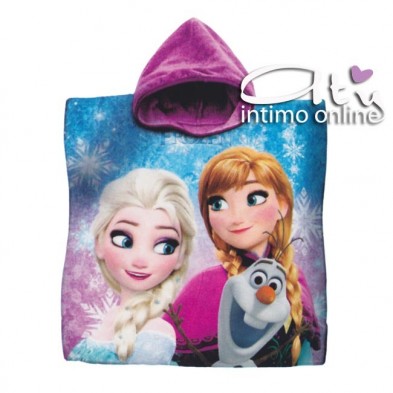 ACCAPPATOIO SPUGNA BIMBA PONCHO FROZEN 05