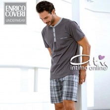 PIGIAMA UOMO MANICA CORTA ENRICO COVERI EP9005