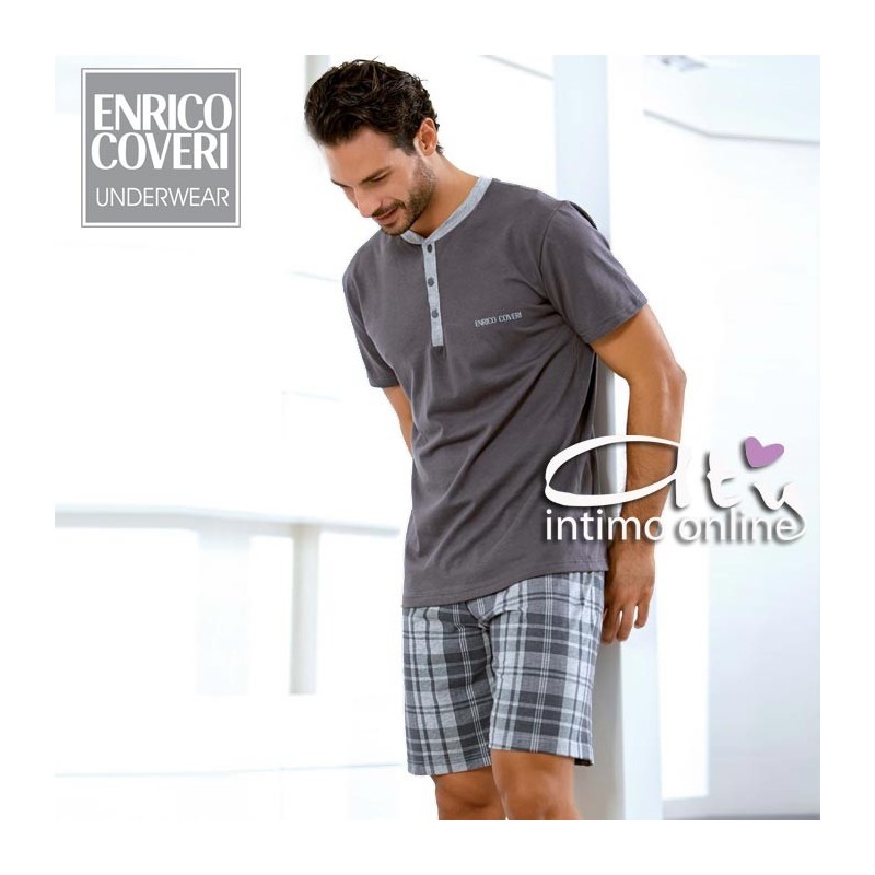 PIGIAMA UOMO MANICA CORTA ENRICO COVERI EP9005