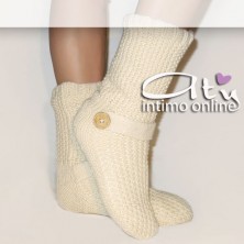 Pantofola Donna calza SMILE HY6105 Panna