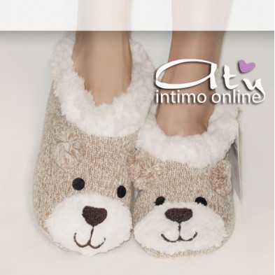 Pantofola musetto orso Smile HY6051