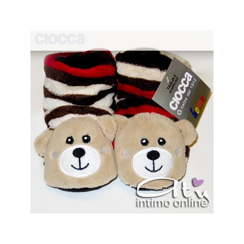 Pantofole bimbo animali Ciocca 238 Orsetto