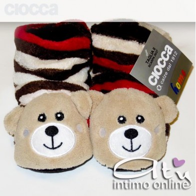Pantofole bimbo animali Ciocca 238 Orsetto