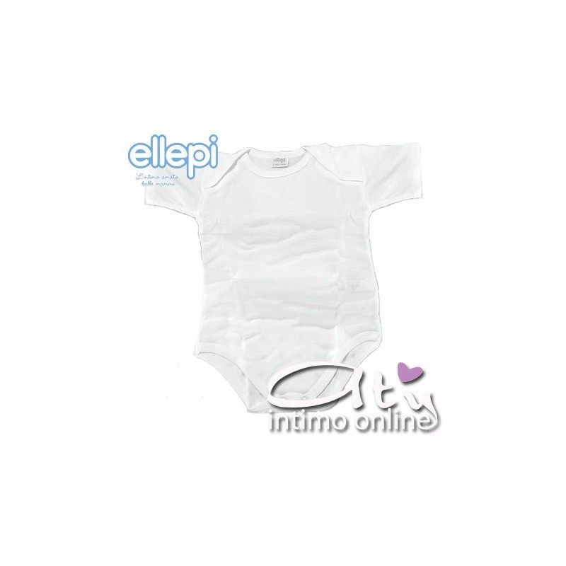BODY NEONATO LANA/COTONE MEZZA MANICA ELLEPI AF801 CONF. 6 PZ