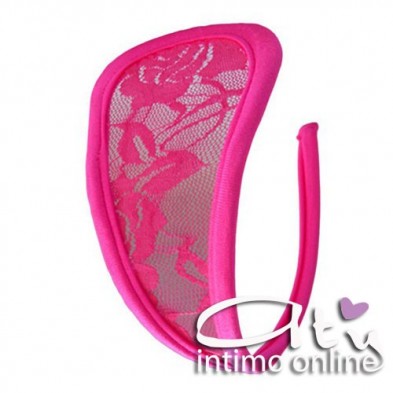 C-string W739103 Pizzo Rosa