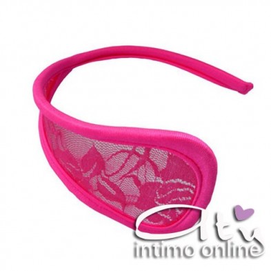C-string W739103 Pizzo Rosa