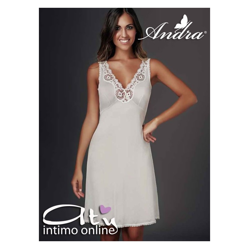 Andra Lingerie 84 sottoveste con scollatura in pizzo