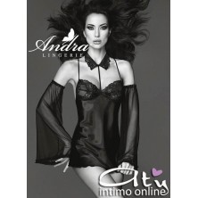 Babydoll con brasiliana ANDRA LINGERIE 3420