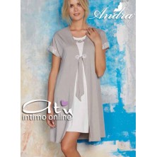 Camicia da notte + vestaglia Andra 7797