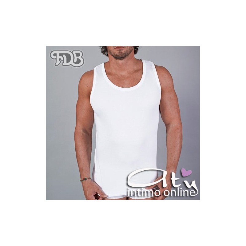 Canotta Uomo Cotone felpato FDB 35 CONF. 3 PZ