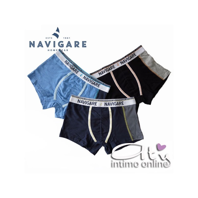 Tris Boxer uomo Navigare 718Z