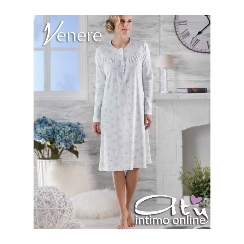 Camicia da notte invernale Venere 8508