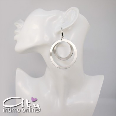 Orecchini pendenti a cerchio